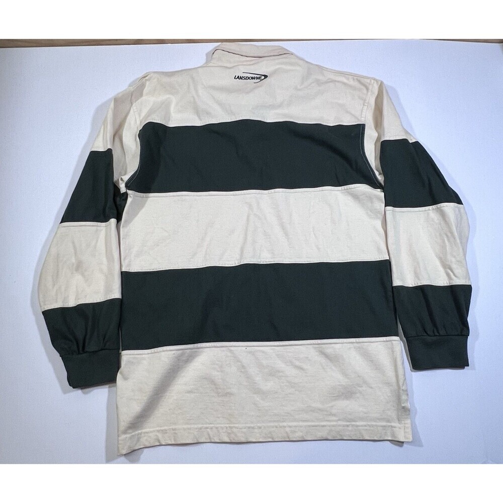 Landsdowne Collection Irish Rugby Shirt Long Sleeve Shamrock Crest Men's Small - Picture 11 of 11